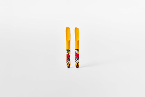 Taco Spoons 2 Pack (Yellow)
