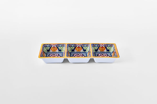 3 Section Taco Tray (Yellow)