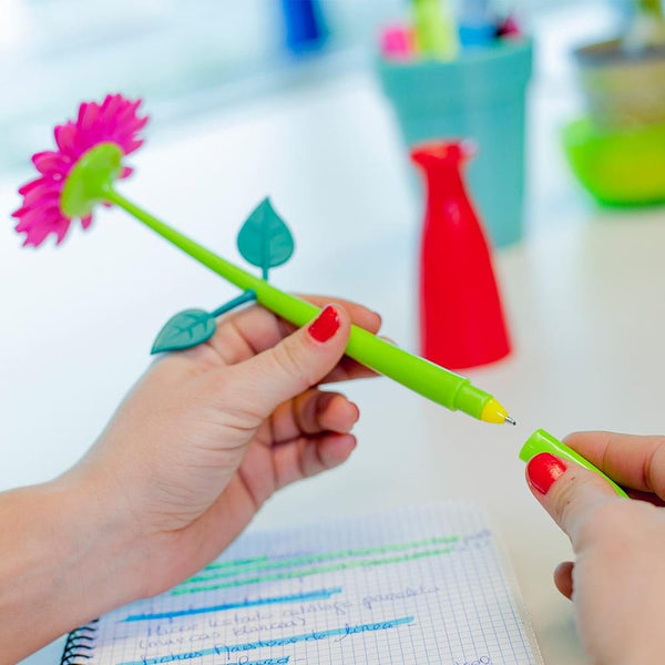 Flower Shop 5pc Pen Set With Vase