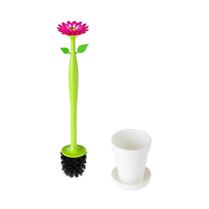 Vigar Flower Power White Toilet Set