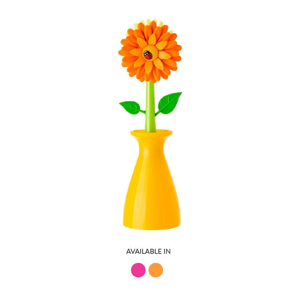 Dish Brush With Vase