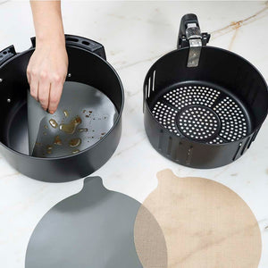 NoStik Silicone Fibreglass Air Fryer Liner Set of 2 Round