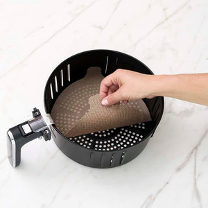 NoStik Silicone Fibreglass Air Fryer Liner Set of 2 Round