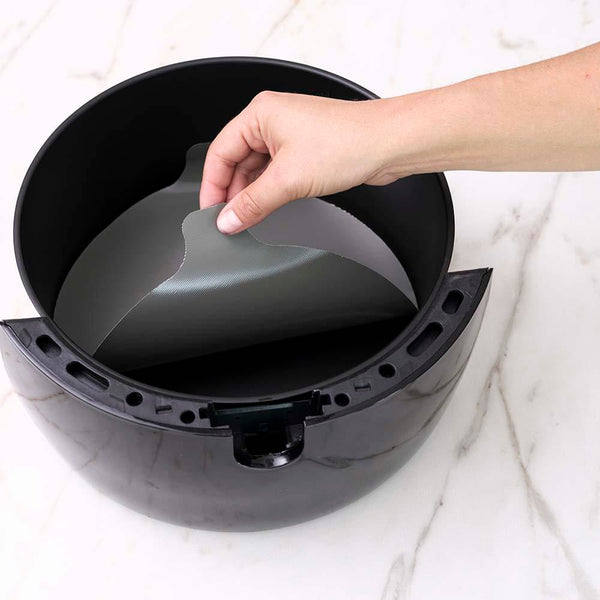 NoStik Silicone Fibreglass Air Fryer Liner Set of 2 Round