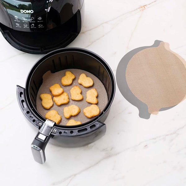 NoStik Silicone Fibreglass Air Fryer Liner Set of 2 Round