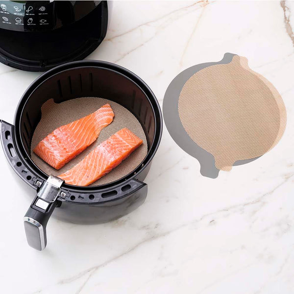 NoStik Silicone Fibreglass Air Fryer Liner Set of 2 Round