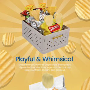 Cute Bag Clips 4 Pack - Potato Chips