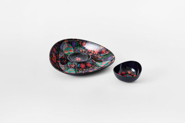 Chip and Dip Holder - Day of the Dead Edition