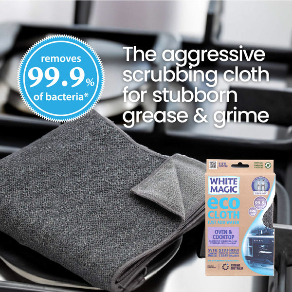 Eco Cloth Oven & Cooktop - With Bonus Glass/Window Cloth