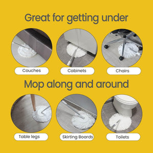 White Magic Extra Power Microfibre Mop Head