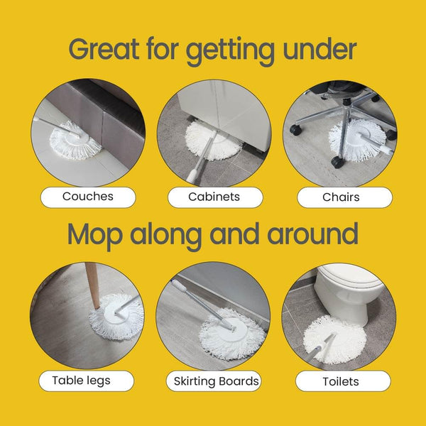 White Magic Extra Power Microfibre Mop Head