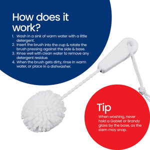 Goblet & Brandy Washing Brush