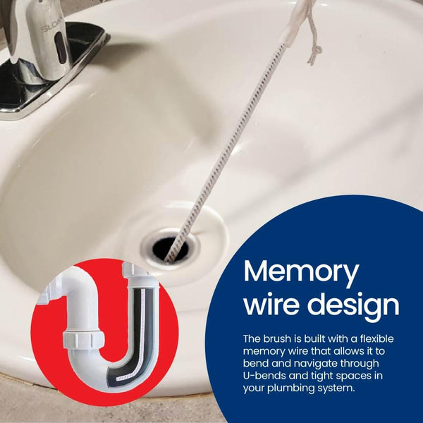 Hair Catching Drain Cleaning Brush made in USA