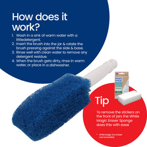 Jar Washing Brush