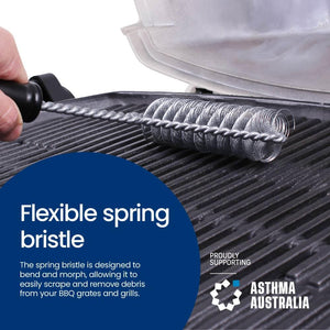 Medium Double Helix Barbecue Brush
