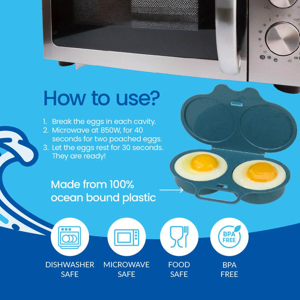Ocean Microwave Egg Poacher