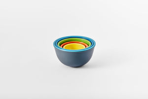 Two-Tone Pinch Bowls - 5 Piece Set