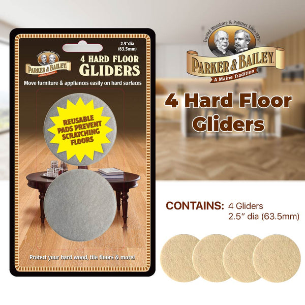 Hard Floor Gliders (4 Pk)