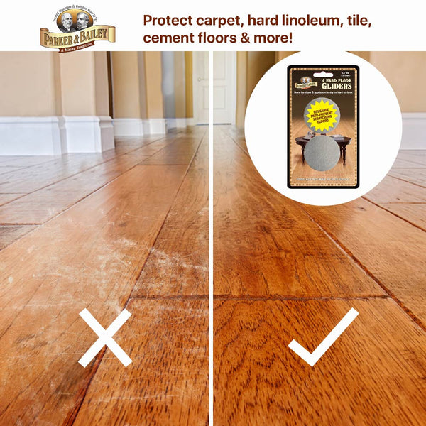 Hard Floor Gliders (4 Pk)