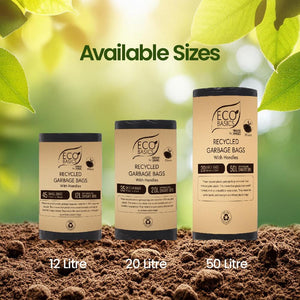 Eco Basics Recycled Garbage Bags, Small, 12L, 45 Bags