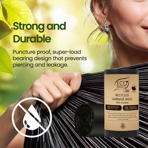 Eco Basics Recycled Garbage Bags, Medium, 20L, 35 Bags