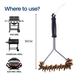 Small Brass Spiral Barbecue Brush