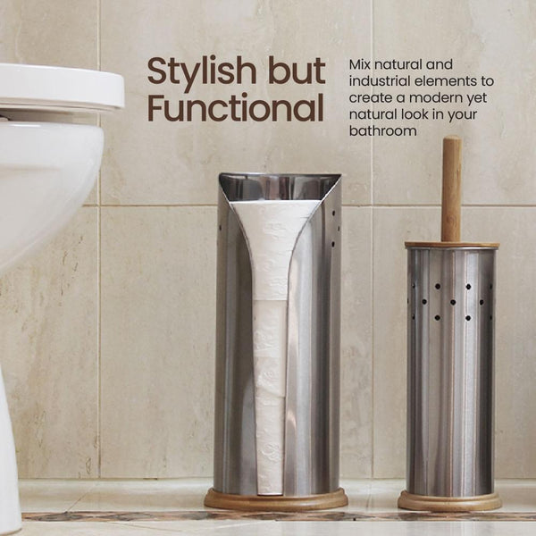 Eco Basics Toilet Set & Roll Holder