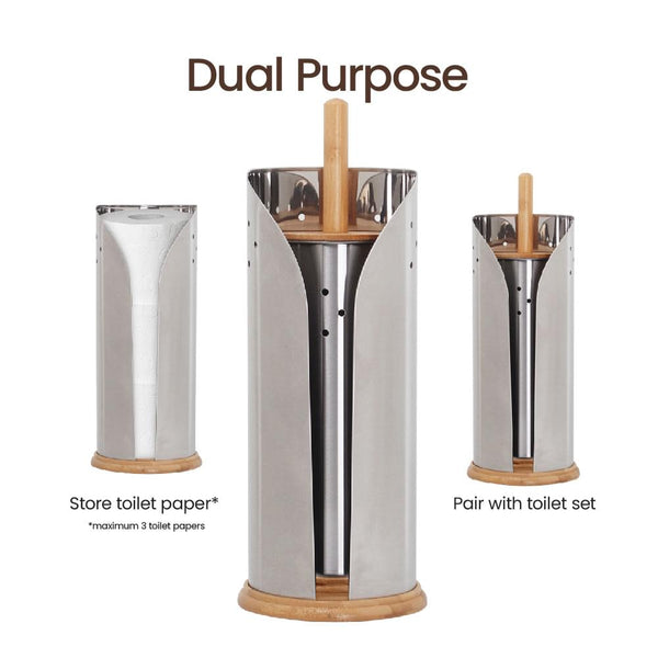 Eco Basics Toilet Set & Roll Holder