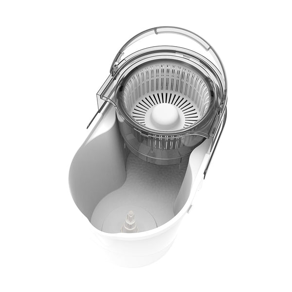 White Magic Turbo Spin Mop Hand Press