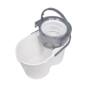 White Magic Turbo Spin Mop Hand Press