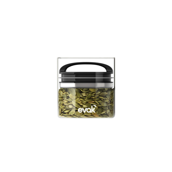 Evak Black Gloss Compact Handle - Small- 468ml