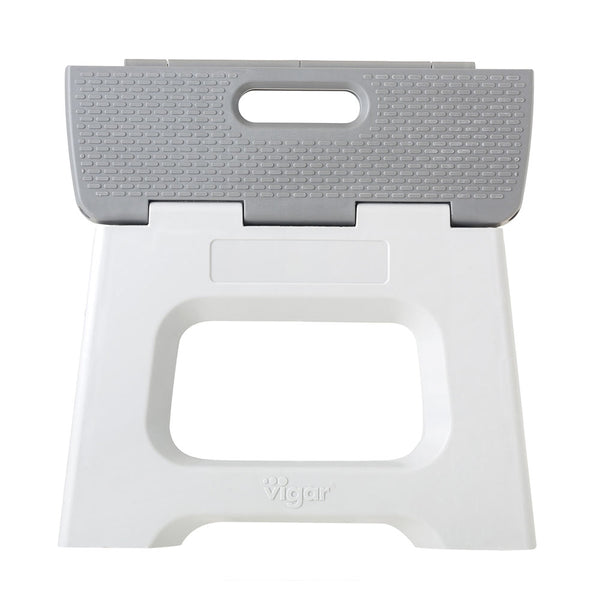 Compact Grey Foldable 23cm Stool