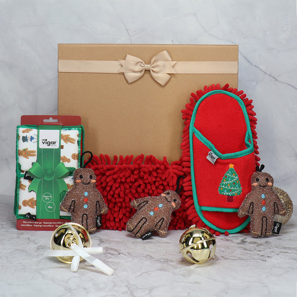 Vigar Christmas Gingerbread Cleaning Hamper