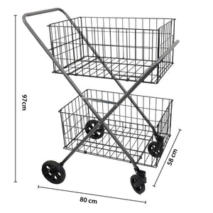 Dual Handy Basket Cart