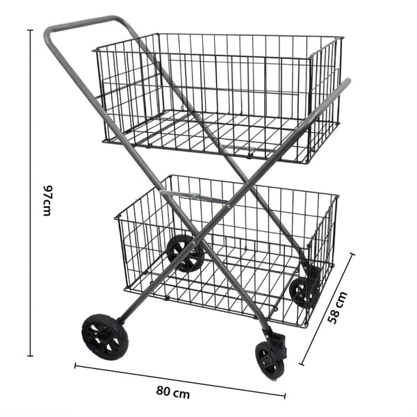 Dual Handy Basket Cart