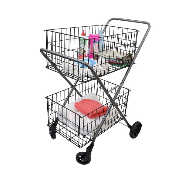 Dual Handy Basket Cart