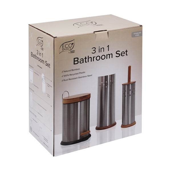 Eco Basics 3 in 1 Bathroom Set