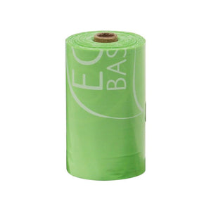Eco Basics 100% Compostable Doggy Bags 8 Rolls, 120 Bags