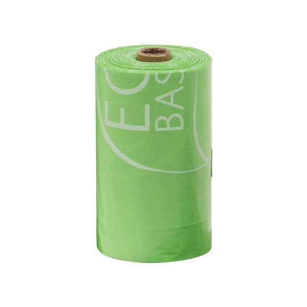 Eco Basics 100% Compostable Doggy Bags 8 Rolls, 120 Bags