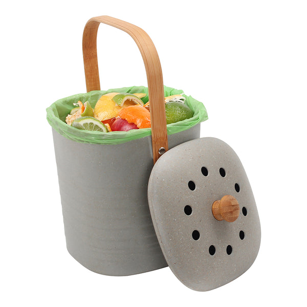 Eco Basics Kitchen Compost Waste Bin 6L