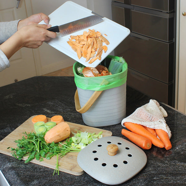 Eco Basics Kitchen Compost Waste Bin 6L