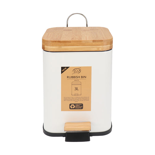 Eco Basics Square Rubbish Bin 3L