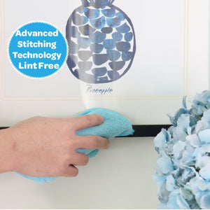White Magic Eco Cloth Recycled General Purpose Microfibre Cleaning Cloth 24 Pack