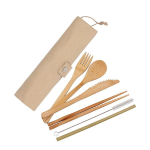 Reusable Bamboo Cutlery Set