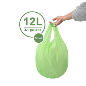 Eco Basics Biodegradable Garbage Bags, Small,12L, 20 Bags