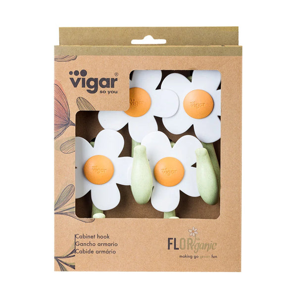 Florganic Cabinet Hook 4pc