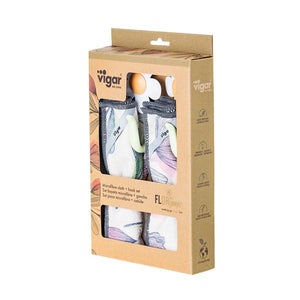 Florganic Hook with Suction & Microfibre Cloth 2pc