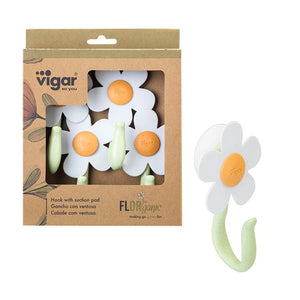 Florganic Hook with Suction 4pc