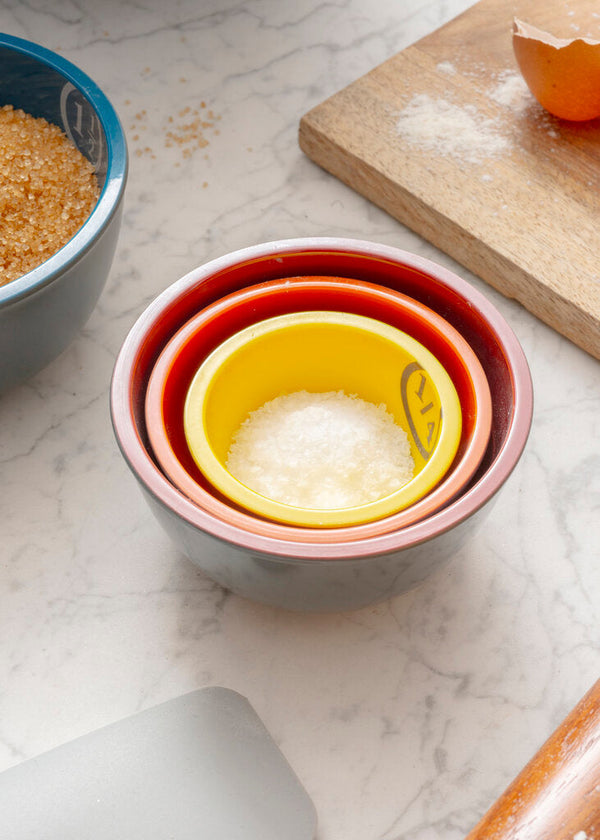 Two-Tone Pinch Bowls - 5 Piece Set