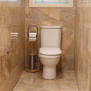 Eco Basics Toilet Roll Dispenser & Brush